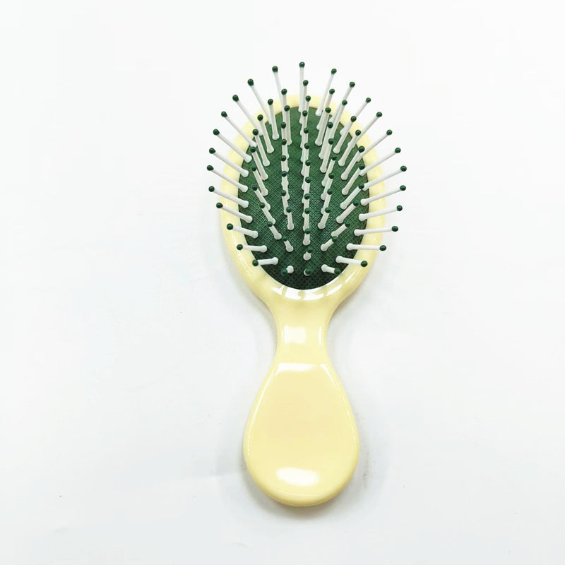 Portable ergonomic hair comb for on-the-go styling & maintaining healthy, tangle-free hair.