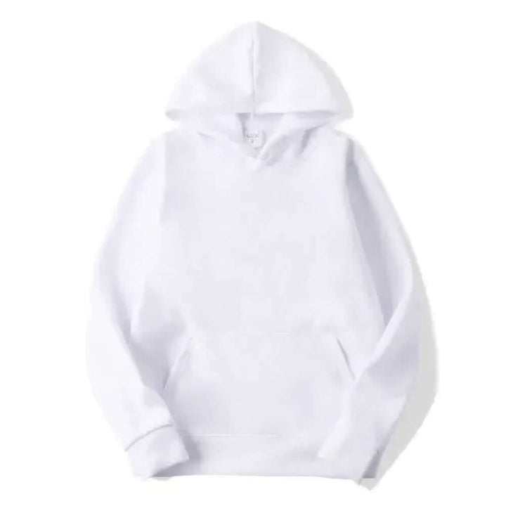 Stylish Unisex Everyday Comfort Hoodie on a hanger, a versatile casual pullover for modern fashion.