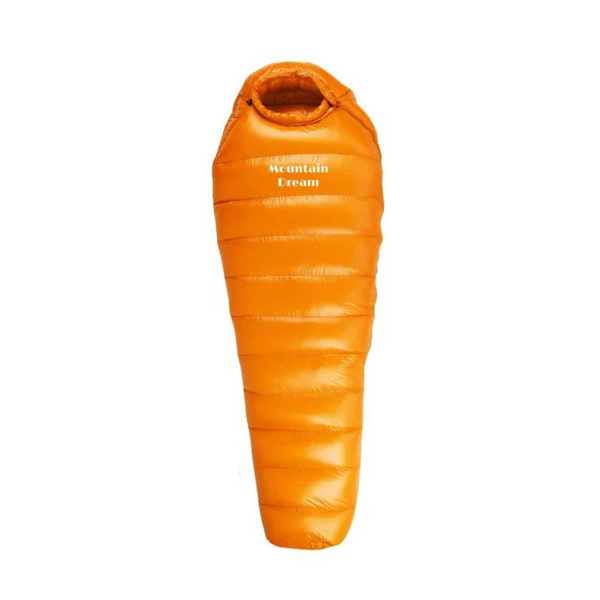 Unisex extreme cold -20°C winter sleeping bag for camping & outdoor adventure. Duck down insulation.