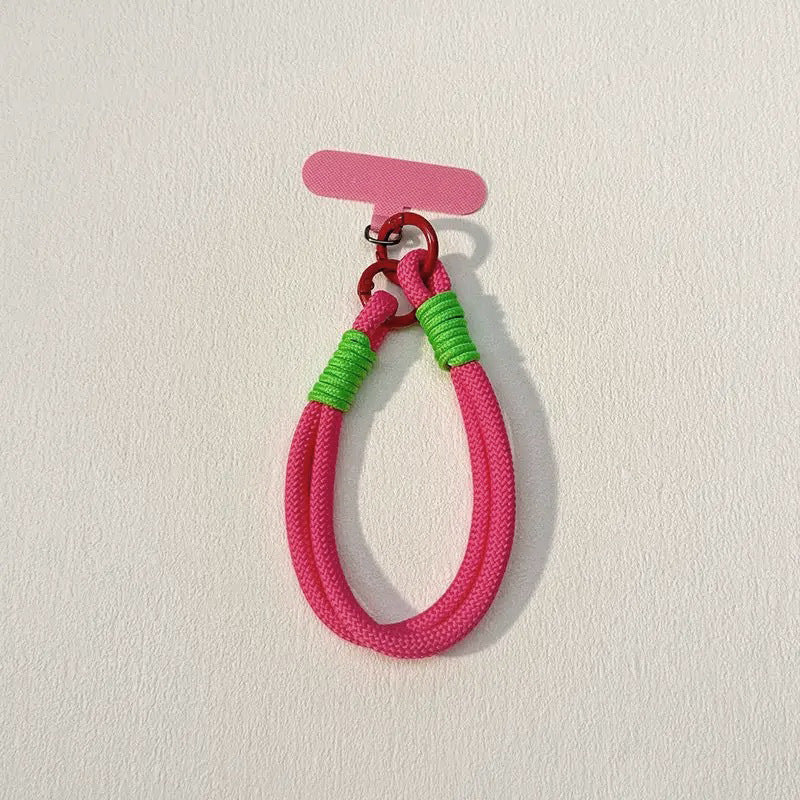 Elegant fabric key fob, a stylish unisex key holder perfect for any keyring.