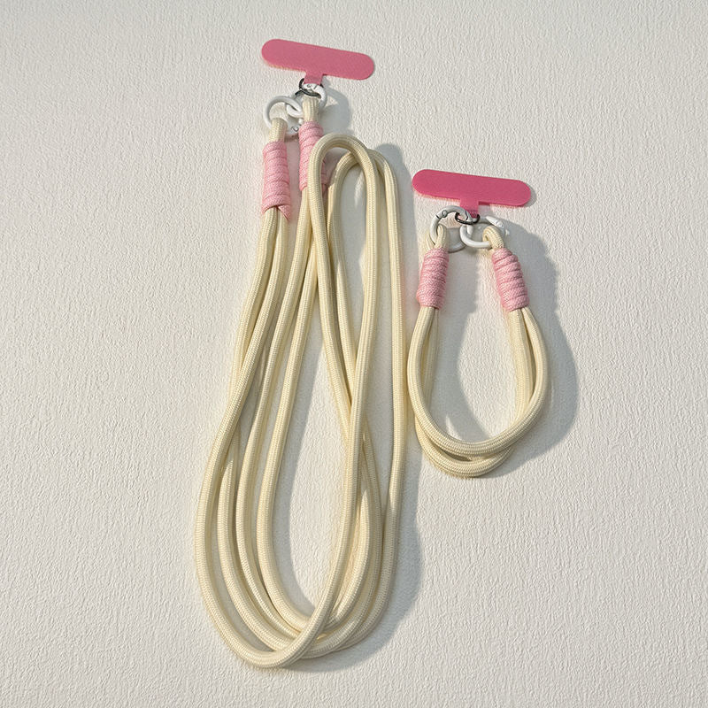 Stylish fabric key organizer, a versatile unisex keychain accessory for daily use.
