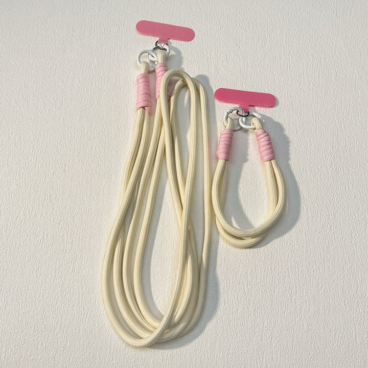 Stylish fabric key organizer, a versatile unisex keychain accessory for daily use.