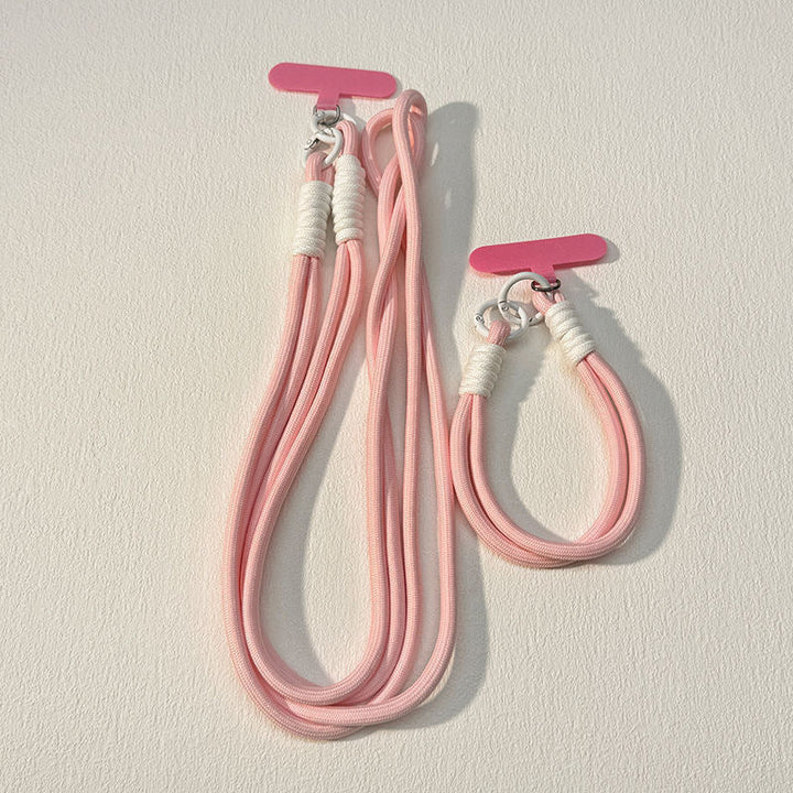 Compact fabric key organizer, sleek unisex keychain for secure and accessible keys.