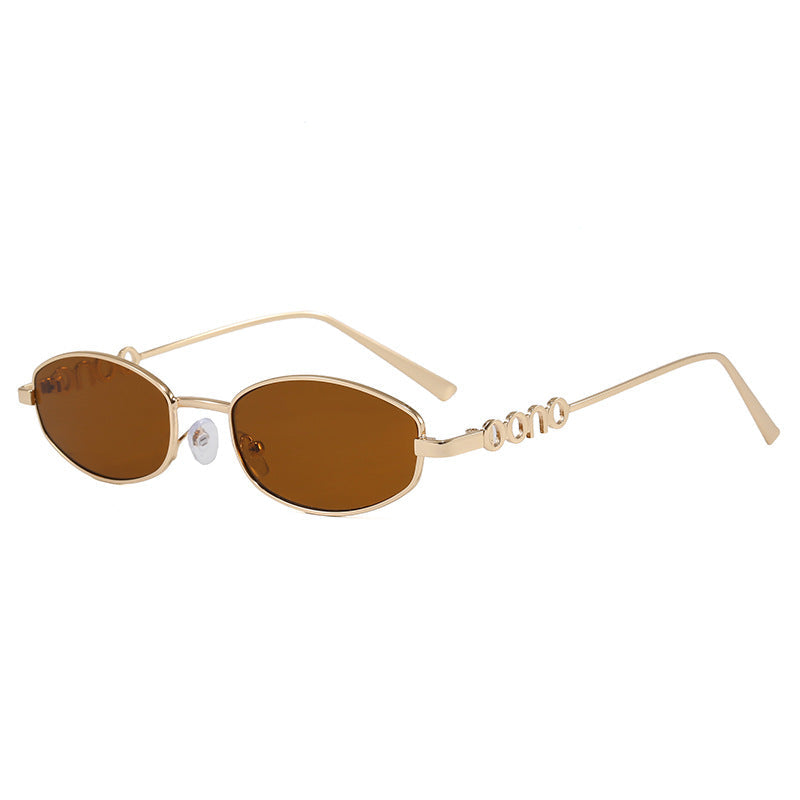 Modern unisex oval shades, protective eyewear, enhancing any look with a trendy touch.