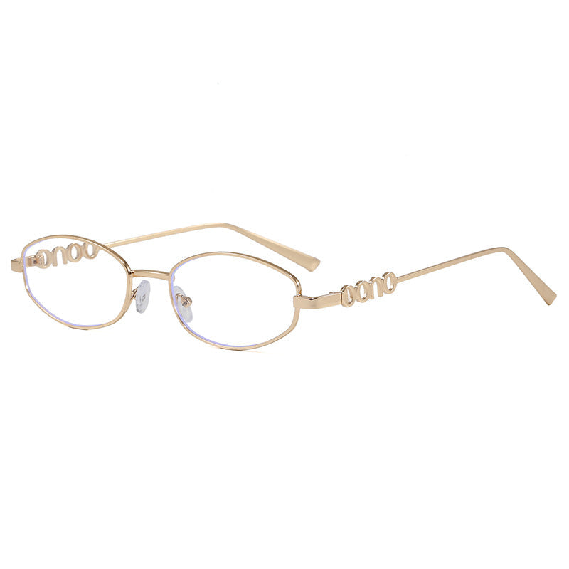 Trendy oval sunglasses, unisex style, offering excellent UV eye protection & comfort.