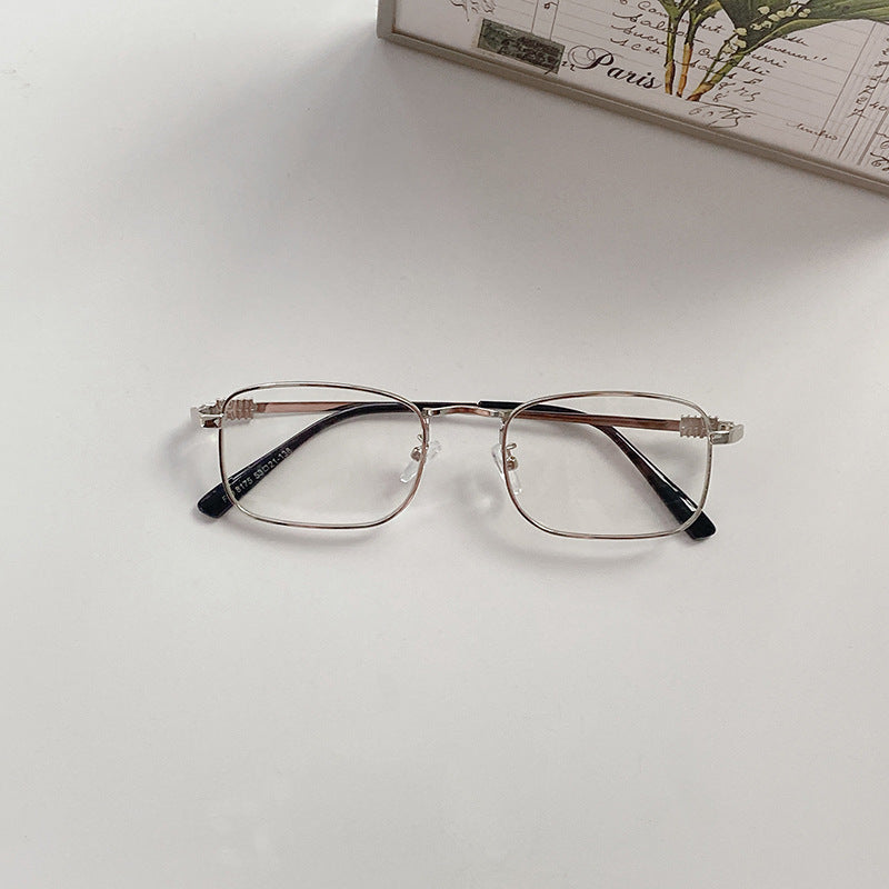 Smart unisex square frame glasses, perfect for a professional and polished aesthetic.
