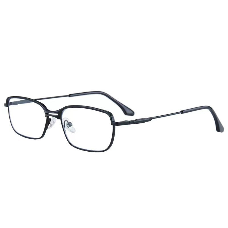 Comfortable lightweight metal eyeglasses, unisex & modern, perfect for extended daily wear.