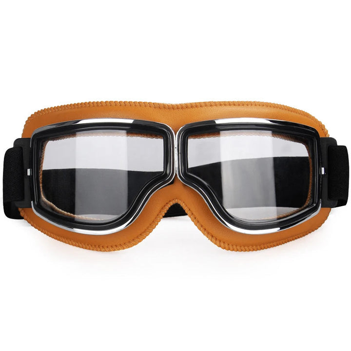 Riding goggles for glasses wearers, anti-fog & UV protective for comfortable, clear vision.