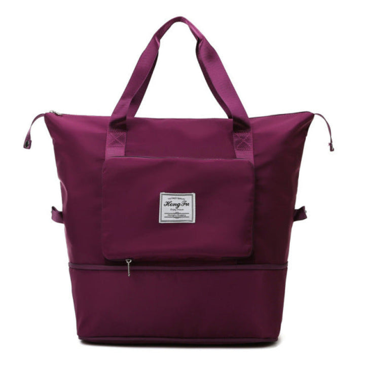 Easy-to-store foldable travel bag, lightweight unisex carry-on for convenient trips & everyday use.