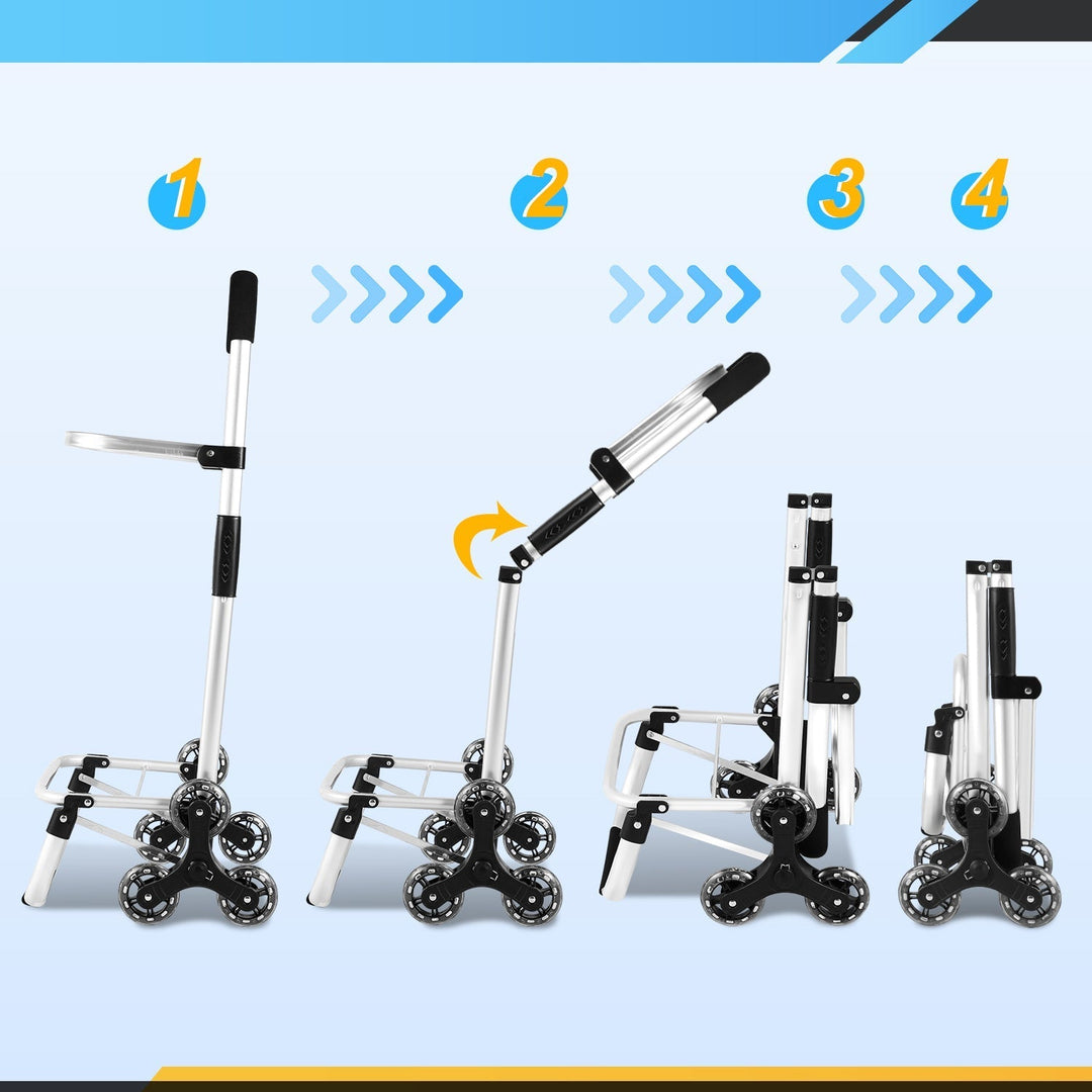 Wheeled shopping cart for groceries, includes a large 40L removable cooler bag.
