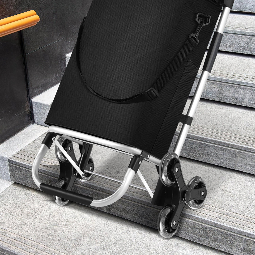 Foldable utility cart with a 40L capacity, perfect for shopping and keeping items cool.