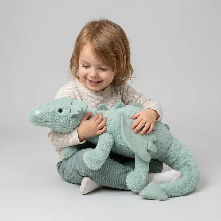 Adorable dragon stuffed animal, an ideal kids gift & unique nursery decor. Soft fantasy plush for imaginative play.