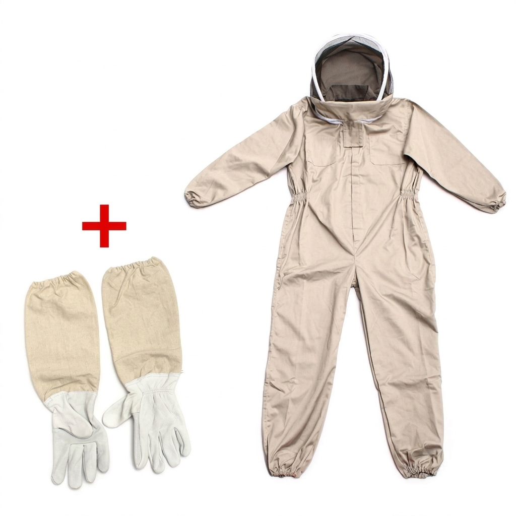 Unisex full body ventilated beekeeping suit WC2026 for ultimate apiary protection and comfort during hive work.