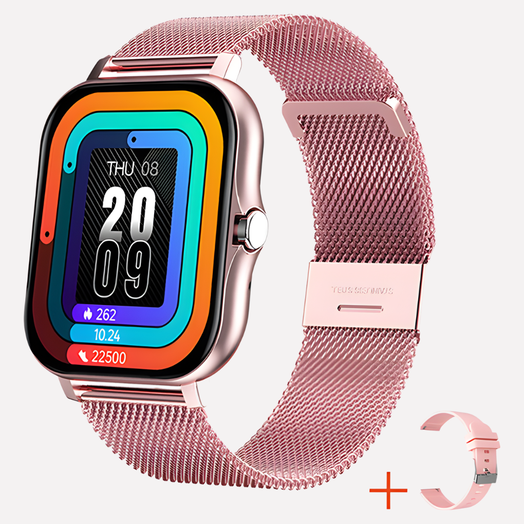 Advanced GPS smartwatch with emergency call feature, reliable tracker for personal safety & rapid SOS alert.
