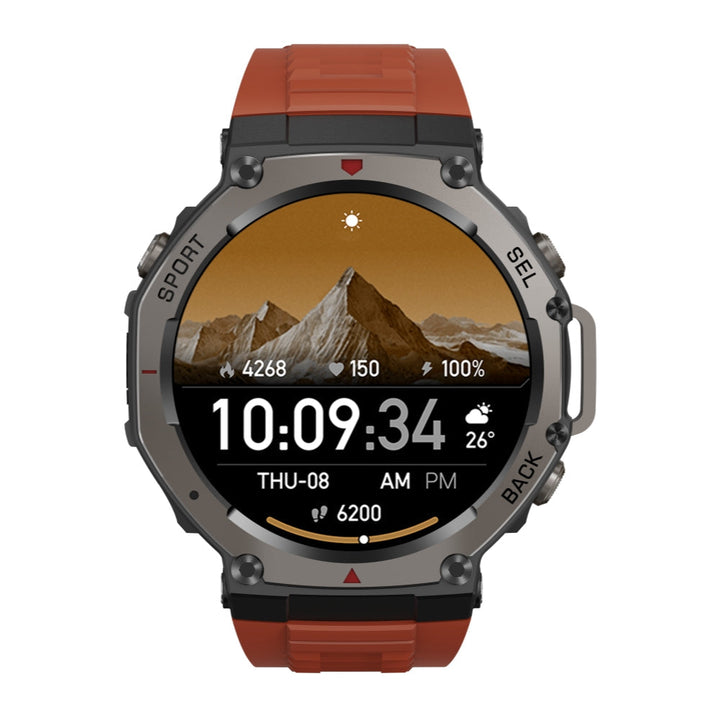 Rugged unisex adventure GPS watch with multi-satellite tracking & waterproof design, ideal outdoor gear.