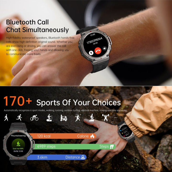 Versatile unisex smart GPS watch, ideal for sport tracking, health monitoring & daily wear.