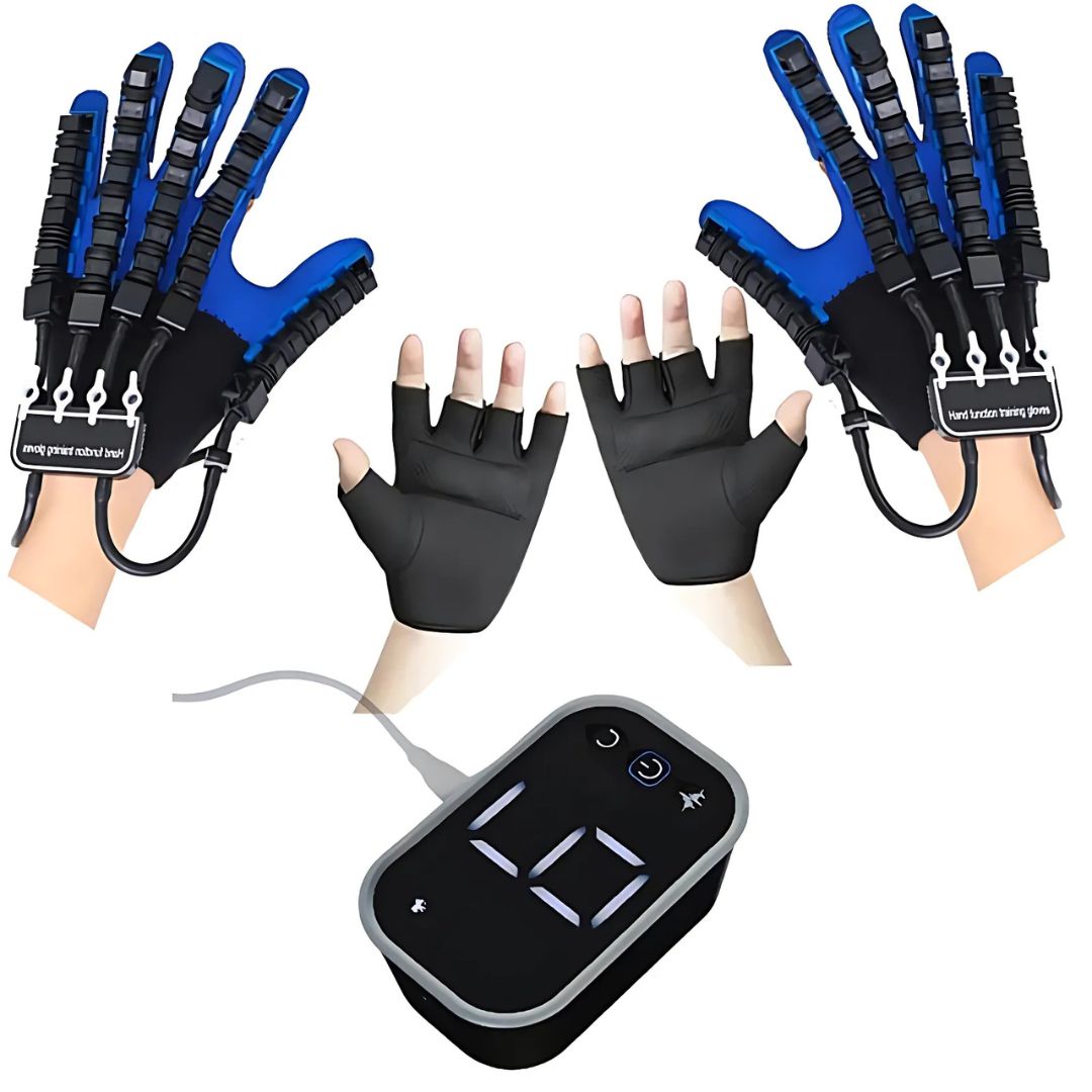 Adjustable unisex glove for hand therapy, promoting faster recovery & flexibility.