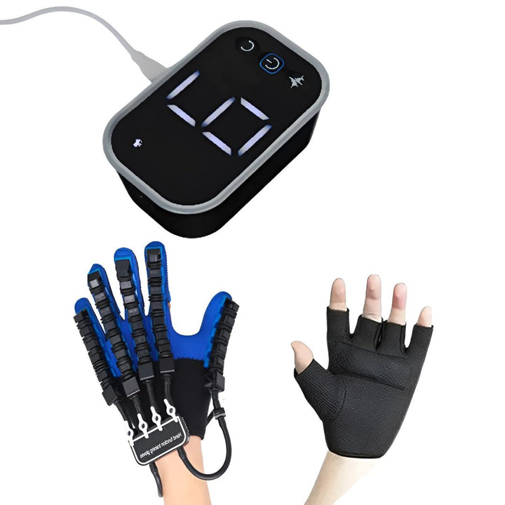 Rehabilitation glove for targeted hand exercises, improving strength and mobility.