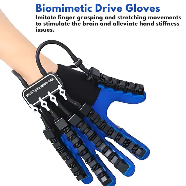 Unisex therapy glove offering flexible support for hand exercises & strength building.