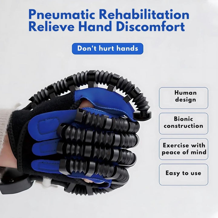 Advanced rehabilitation glove for comprehensive hand movement improvement & recovery.