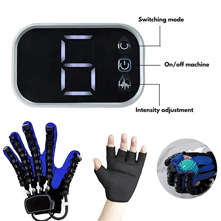 Comfortable hand recovery glove for daily home rehabilitation & physical therapy.
