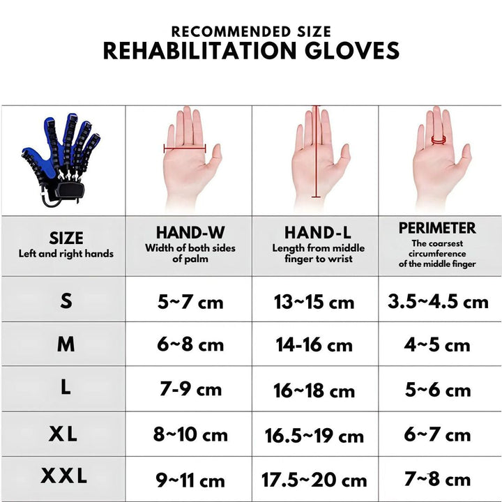 Hand rehabilitation glove enhancing grip & fine motor skills for adults.