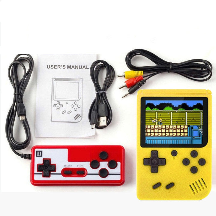 Unisex handheld retro gaming console designed for everyone, offering 400 classic video games anywhere.