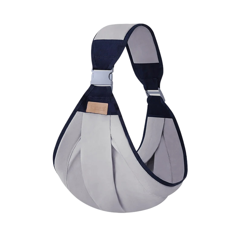 Parents hands-free with ergonomic baby carrier sling wrap, comfortable for infants & toddlers.