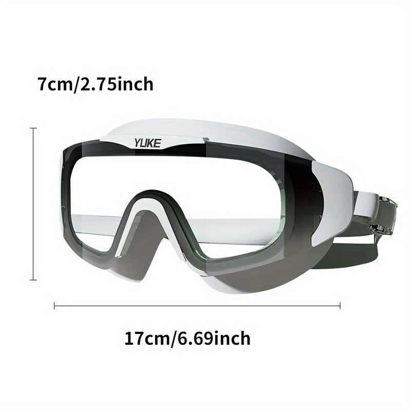 Crystal clear HD vision with these anti-fog, leak-proof swimming goggles for ultimate performance.