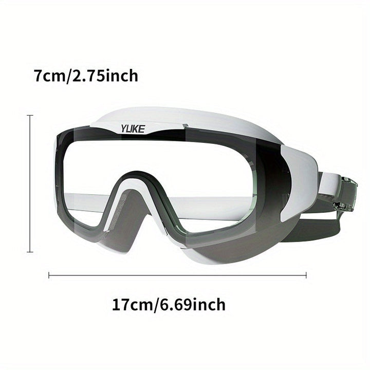 Crystal clear HD vision with these anti-fog, leak-proof swimming goggles for ultimate performance.