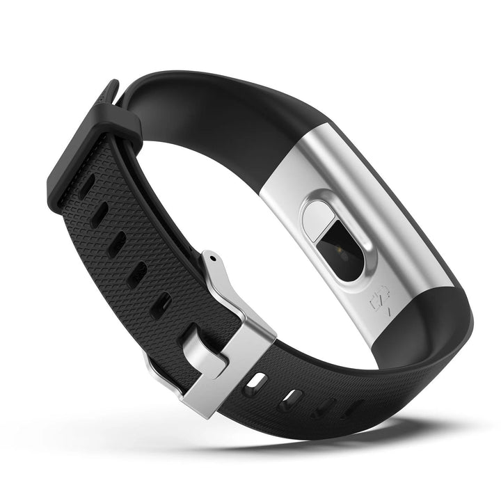 Pink unisex smartwatch: Your daily health tracker with heart rate, blood pressure & smart notifications.
