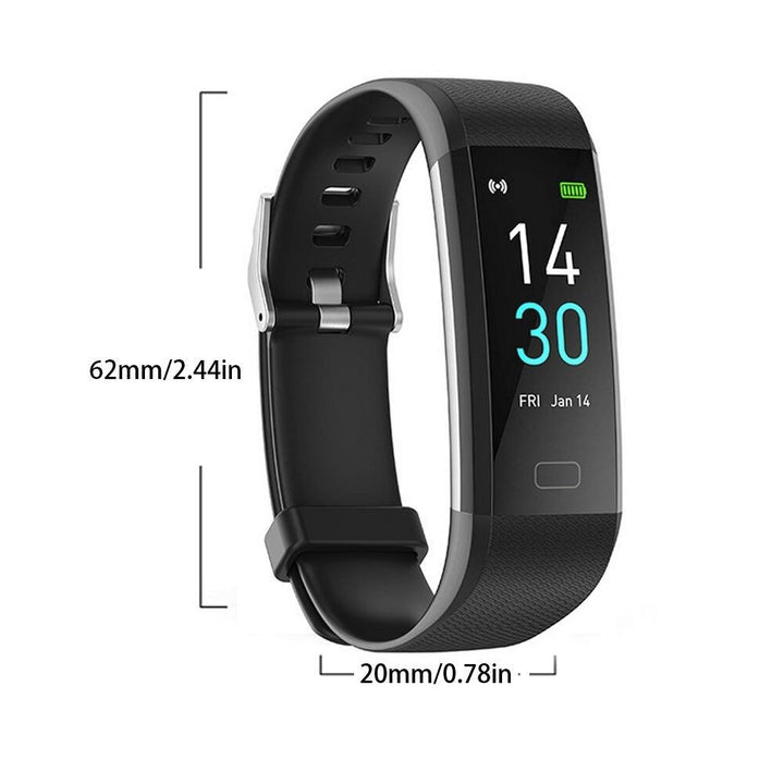 Waterproof pink unisex smartwatch, perfect for active lifestyles. Features fitness tracking & sleep monitor.