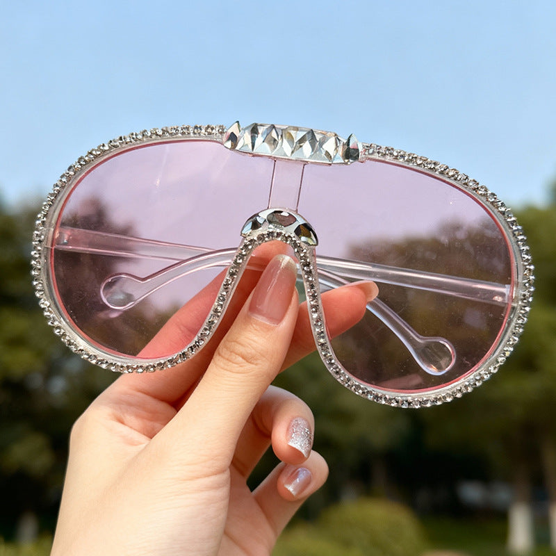 Unique heart-shaped novelty sunglasses for unisex wear. Stylish eyewear with effective UV protection.