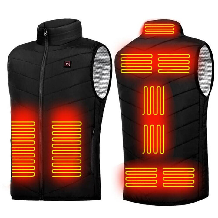Stay cozy with this unisex heated vest. Perfect outdoor gear for winter warmth, smart layering & commuter comfort.