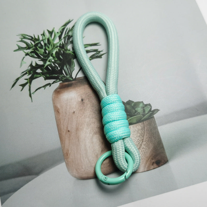 Heavy-duty paracord key loop, a durable accessory for camping and outdoor activities.