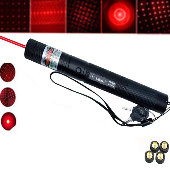 Advanced high-intensity laser pointer, a must-have portable gadget for educators, presenters & outdoor enthusiasts.