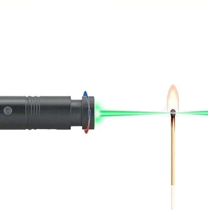 Portable laser pointer for professional presentations, easy to carry high-intensity gadget for clear pointing.