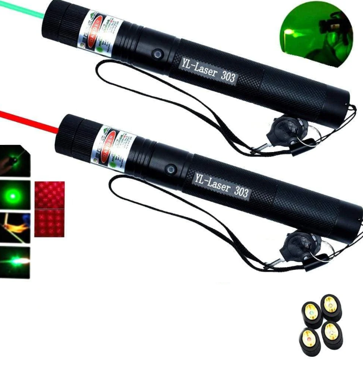 Ergonomic unisex laser pointer with a powerful beam, essential for dynamic presentations & outdoor guidance.