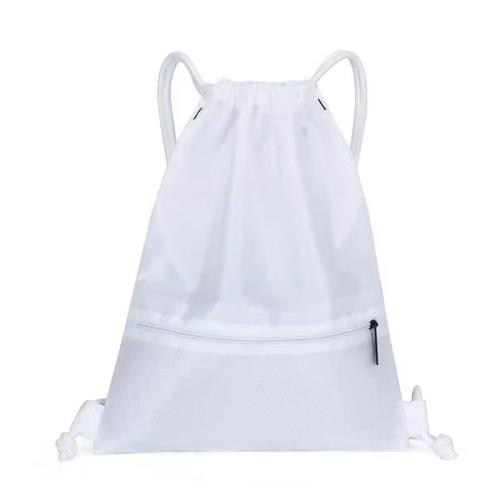 Stylish honeycomb design drawstring gym bag, suitable for gym, travel, and everyday carrying.