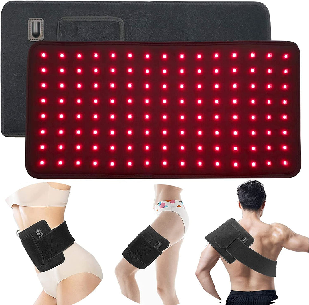 Unisex infrared light therapy belt for full body pain relief and muscle recovery at home.