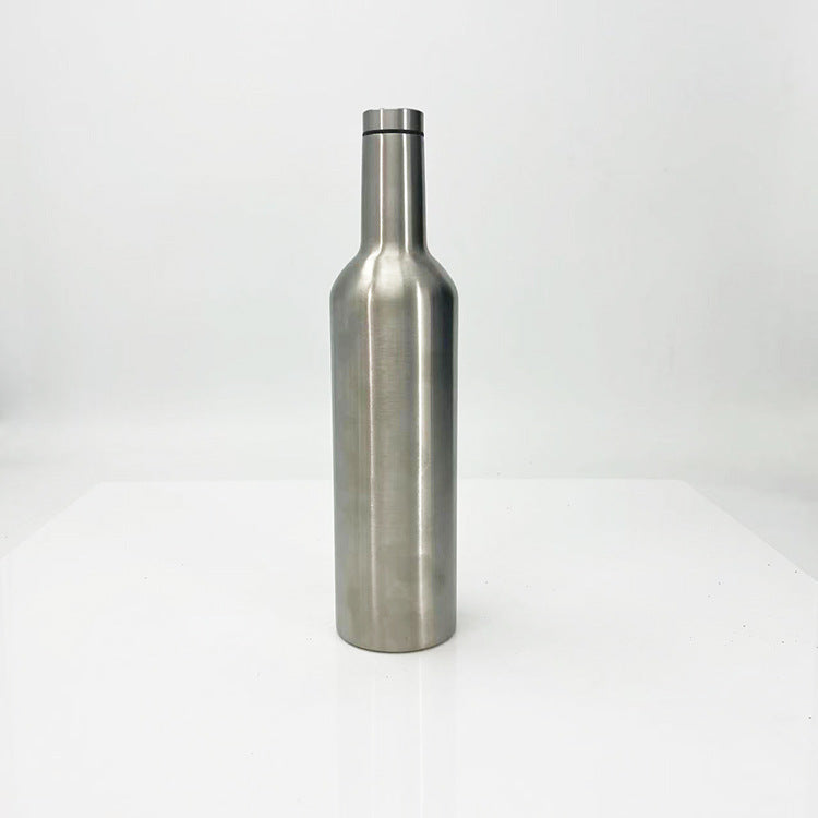 Eco-friendly reusable stainless steel water bottle. Insulated for hot/cold drinks. Sustainable hydration solution.