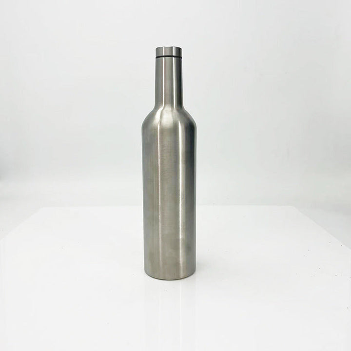 Eco-friendly reusable stainless steel water bottle. Insulated for hot/cold drinks. Sustainable hydration solution.