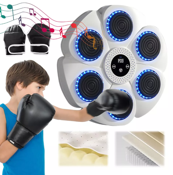 Home gym exercise equipment: Unisex LED boxing pad for dynamic speed & agility training.