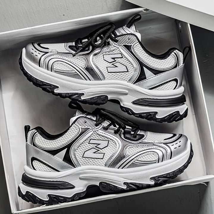 Unisex lace-up sneakers for comfortable everyday wear.