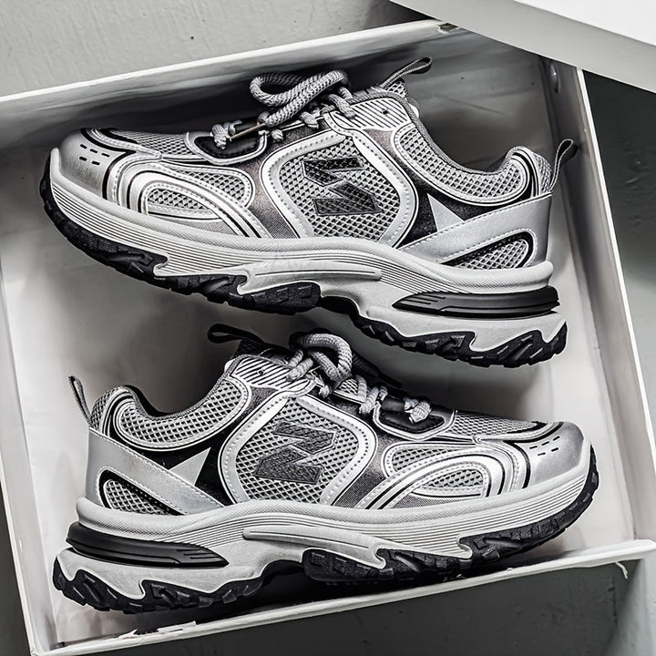 Versatile unisex lace-up sneakers, great for everyday comfort & outdoor adventures.