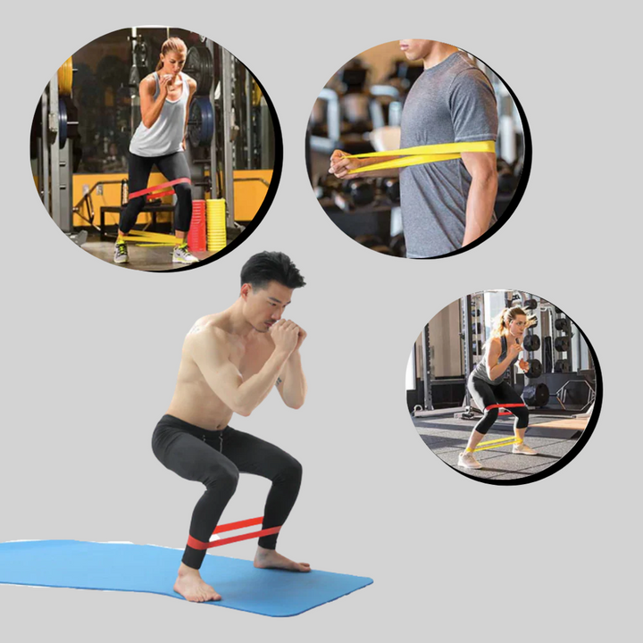 Latex resistance band ideal for yoga, pilates, stretching & bodyweight training. Enhances flexibility & strength.