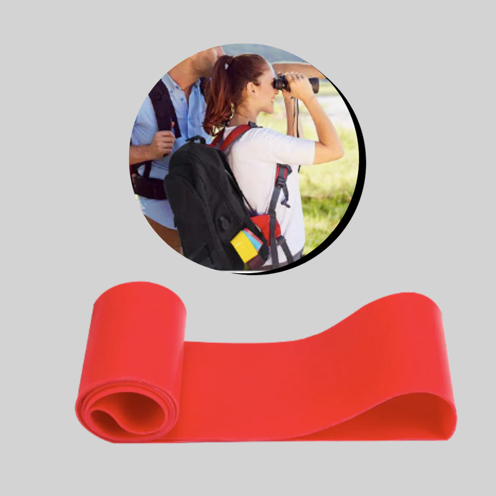 Unisex latex resistance band for comprehensive full-body workouts, targeting all muscles & improving fitness.