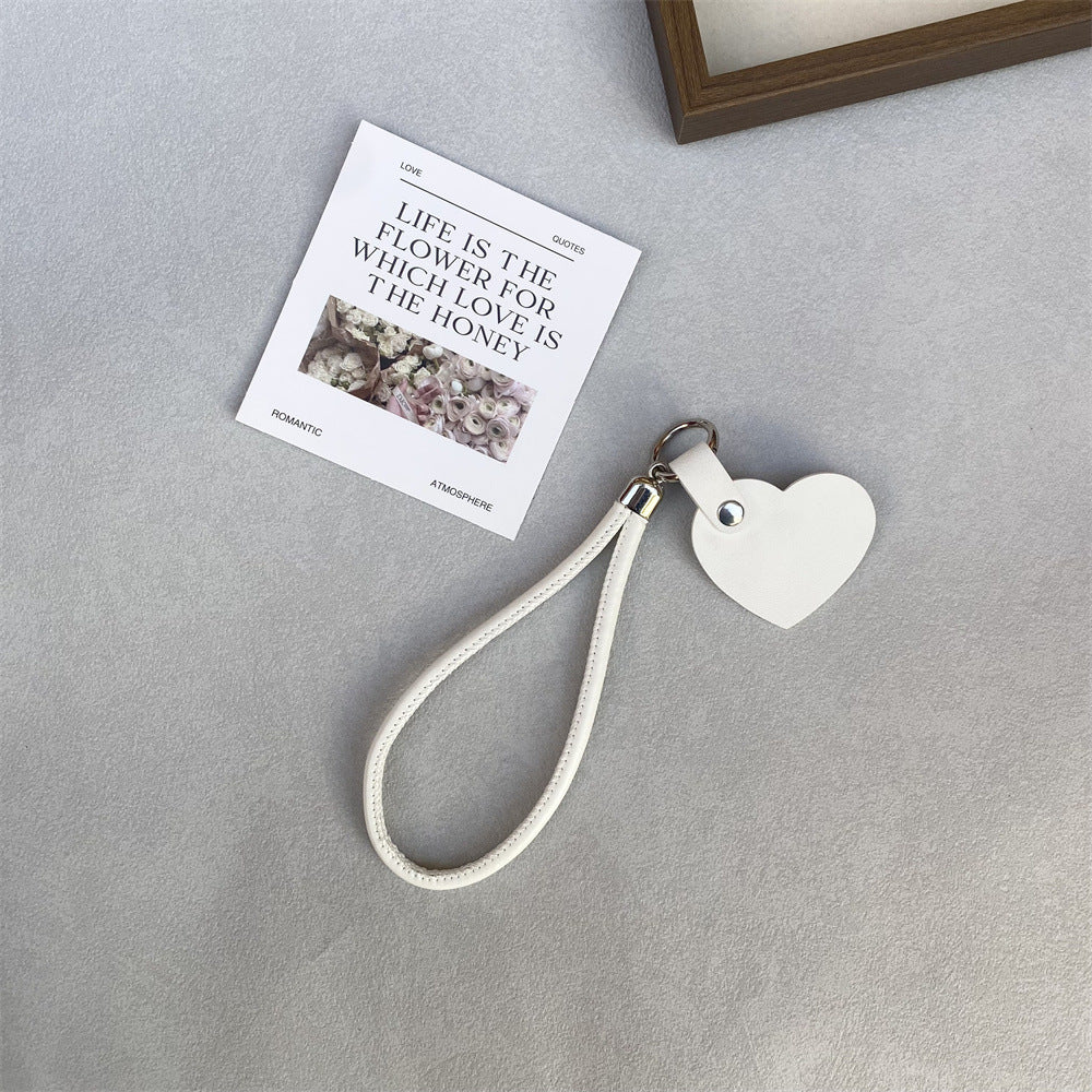 Stylish leather heart accessory, a thoughtful gift for him or her.