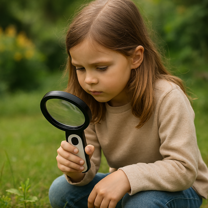 LED 30x magnifying glass, a versatile reading aid and hobby tool for vision enhancement and precision tasks.