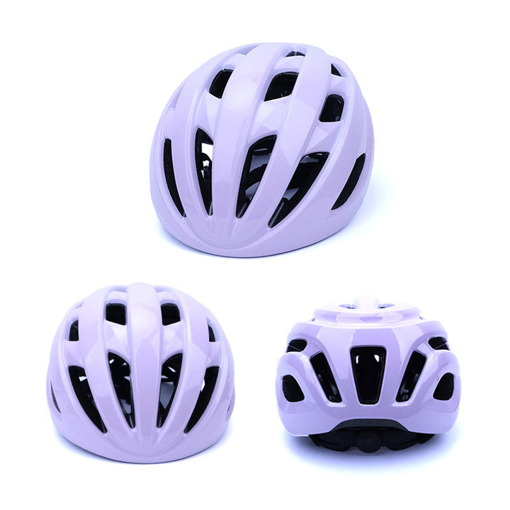 Unisex lightweight cycling helmet for comfort, ventilation & safety on road or mountain bikes.